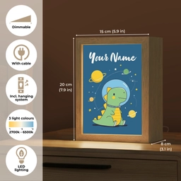 Dino - Ruimte - Planeten Light Box met kabel (Kinderlampje) klein -USP_EN