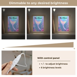 Zeemeerminnenstaart - Koraal - Water Light Box met kabel (Kinderlampje) klein -USP_dimbaarEN