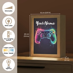 Neon - Controller - Verfspatten - Game Light Box met kabel (Kinderlampje) klein -USP_EN