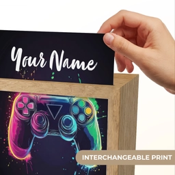 Neon - Controller - Verfspatten - Game Light Box met kabel (Kinderlampje) klein -USP_websiteprintEN