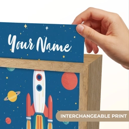 Raket - Planeten - Ruimte Light Box met kabel (Kinderlampje) klein -USP_websiteprintEN