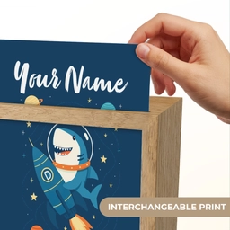 Raket - Haai - Ruimte Light Box met kabel (Kinderlampje) klein -USP_websiteprintEN