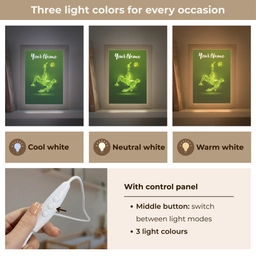 Voetbal - Groen - Omhaal Light Box met kabel (Kinderlampje) klein -USP_lichtkleurEN