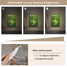 Voetbal - Groen - Omhaal Light Box met kabel (Kinderlampje) klein -USP_dimbaarEN