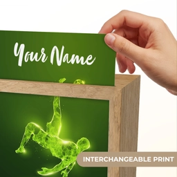 Voetbal - Groen - Omhaal Light Box met kabel (Kinderlampje) klein -USP_websiteprintEN