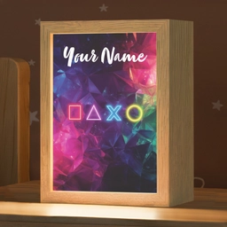 Symbolen - Game - Kleurrijk Light Box met kabel (Kinderlampje) klein -zzz_3d_website