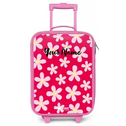 Madeliefjesmania hotpink Kinderkoffer - Roze klein -zz3dotto