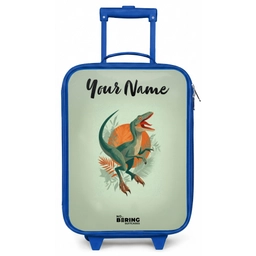 Dier - Dino - Natuur Kinderkoffer - Blauw klein -zz3dotto