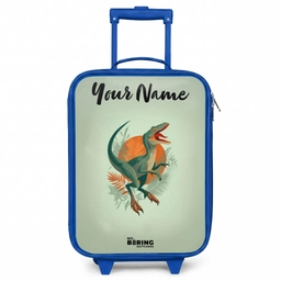 Dier - Dino - Natuur Kinderkoffer - Blauw klein -3d