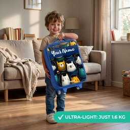 Dieren - Sterren - Planeten - Astronaut Kinderkoffer - Blauw klein -sfeer2_EN