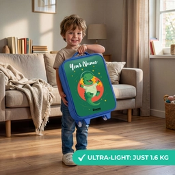 Dino - Planeet - Sterren - Groen Kinderkoffer - Blauw klein -sfeer2_EN