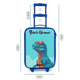 Dino - Zonnebril - Blauw Kinderkoffer - Blauw klein -productfoto_formaten