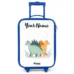 Dinos - Dieren - Sterren Kinderkoffer - Blauw klein -zz3dotto
