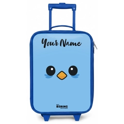 Kawai - Vogel - Blauw Kinderkoffer - Blauw klein -zz3dotto