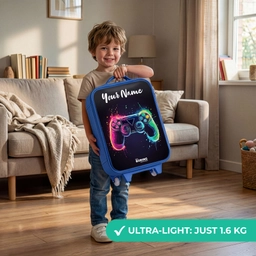 Neon - Controller - Verfspatten - Game Kinderkoffer - Blauw klein -sfeer2_EN