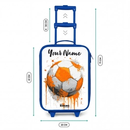 Voetbalvibes - Verf - Oranje Kinderkoffer - Blauw klein -productfoto_formaten