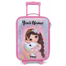 Meisje - Eenhoorn - Glitter Kinderkoffer - Roze klein -zz3dotto