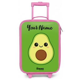 Kawai - Avocado - Groen Kinderkoffer - Roze klein -zz3dotto