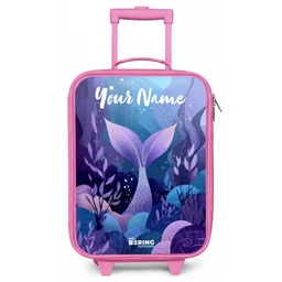 Zeemeermin - Onderwater - Paars - Blauw Kinderkoffer - Roze klein -zz3dotto