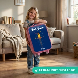 Raket - Planeten - Sterren Kinderkoffer - Roze klein -sfeer2_EN