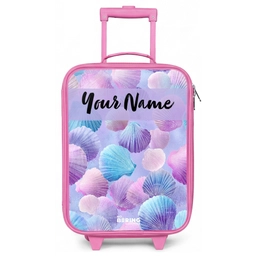 Schelpen - Paars - Blauw - Patroon Kinderkoffer - Roze klein -zz3dotto