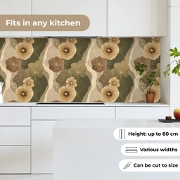 Abstract - Modern - Groen keuken achterwand 2 middel 871 -sfeer4_UK
