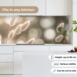 Hazestaartgras - Wit - Zonlicht keuken achterwand 2 middel -sfeer4_UK