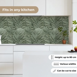 Bladeren - Textuur - Groen keuken achterwand 2 middel 871 -sfeer4_UK