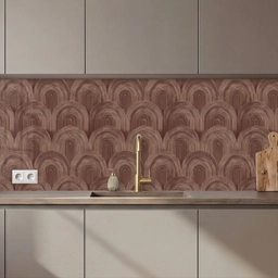 Ritmisch - Effect - Bruin keuken achterwand 2 middel 871 zz_3dshopping