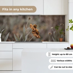 Zonnehoed - Droogbloemen - Geel - Warm keuken achterwand 2 middel -sfeer4_UK