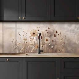 Wilde bloemen - Botanisch - Vintage - Natuur - Rustiek keuken achterwand 2 middel -sfeer1