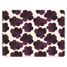 Bloemen - Aquarel - Paars muismat rubber klein 262 -3d