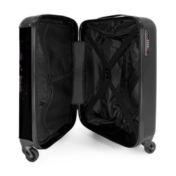 Basketbal met graffiti NBS - Handbagage koffer - Unisex middel -binnenkant