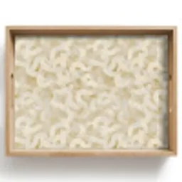 Abstract - Lijnen - Beige Dienblad Rechthoek middel 911 -z3d_shopping