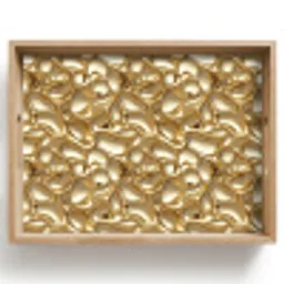 Abstract - Modern - Goud Dienblad Rechthoek middel 911 -z3d_shopping