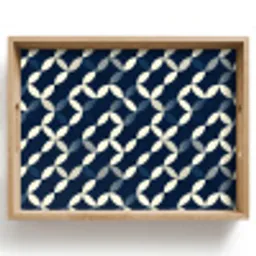 Abstract - Patroon - Blauw Dienblad Rechthoek middel 911 -z3d_shopping