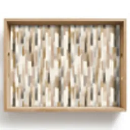 Abstract - Patroon - Kwaststreken Dienblad Rechthoek middel 911 -z3d_shopping