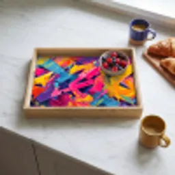 Abstract - Vormen - Kleurrijk Dienblad Rechthoek middel -sfeer2