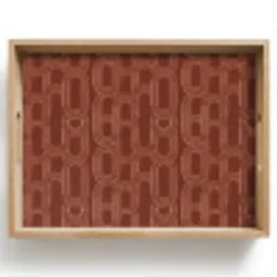 Abstract - Textuur - Bruin Dienblad Rechthoek middel 911 -z3d_shopping
