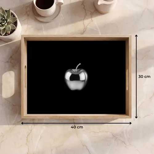 Appel - Metallic - Symmetrisch Dienblad Rechthoek middel -USP_Formaat