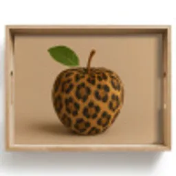 Appel - Panter - Blaadje - Groen Dienblad Rechthoek middel -z3d_shopping