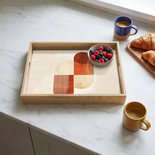 Bogen - Beige - Vormen Dienblad Rechthoek middel -sfeer2