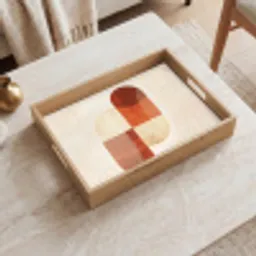 Bogen - Beige - Vormen Dienblad Rechthoek middel -sfeer1