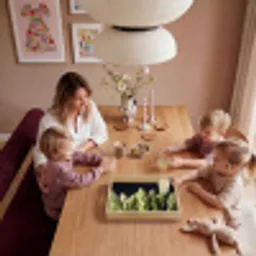 Asperges - Groen - Zwart Dienblad Rechthoek middel -sfeer4