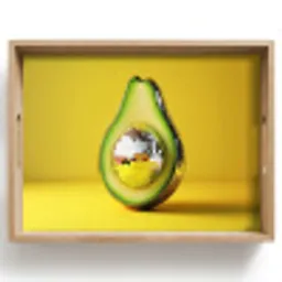 Avocado - Discobal - Geel - Glitter Dienblad Rechthoek middel -z3d_shopping