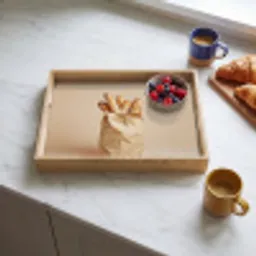 Baguette - Brood - Stokbrood - Beige Dienblad Rechthoek middel -sfeer2