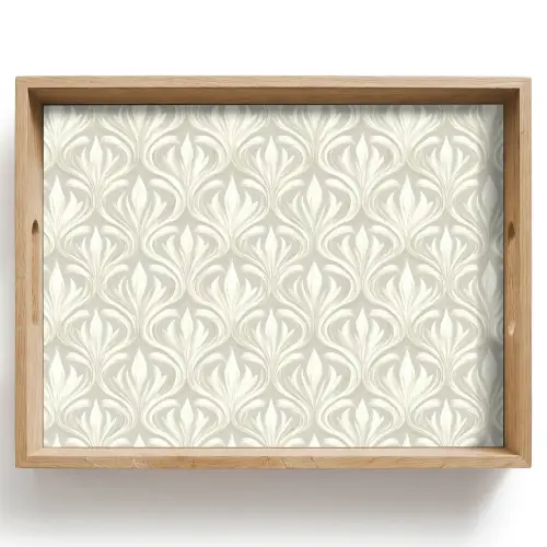 Barok - Patroon - Beige Dienblad Rechthoek middel 911 -z3d_shopping