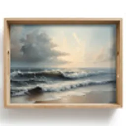 Strand - Zee - Zonsondergang Dienblad Rechthoek middel -z3d_shopping