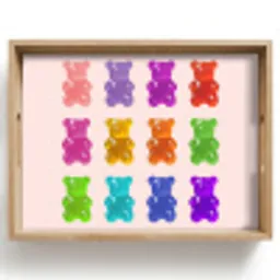 Beer - Kleurrijk - Snoep Dienblad Rechthoek middel -z3d_shopping