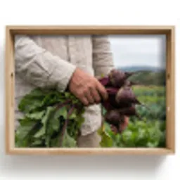 Bieten - Vers - Moestuin Dienblad Rechthoek middel -z3d_shopping